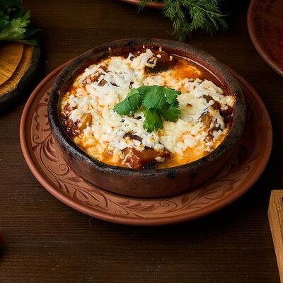 Тушеные овощи под сыром сулугуни в Чито Грито по цене 1010 ₽