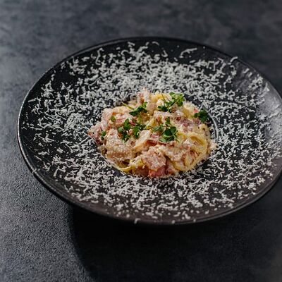 Паста Карбонара в Marrakesh lounge по цене 530 ₽