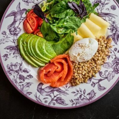 Fitness plate с лососем в Цыпочка по цене 1250 ₽