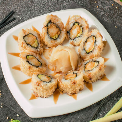 Ролл темпура Креветка в Пряности & Радости на Васильевском по цене 420