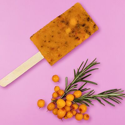 Замороженный натуральный чай РозмаринТи с облепихой и розмарином в Vibecream мороженое по цене 349