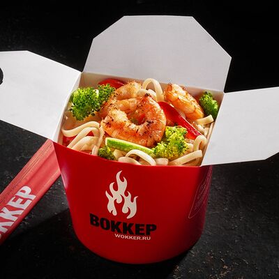 Вок с Креветками в Воккер по цене 460 ₽