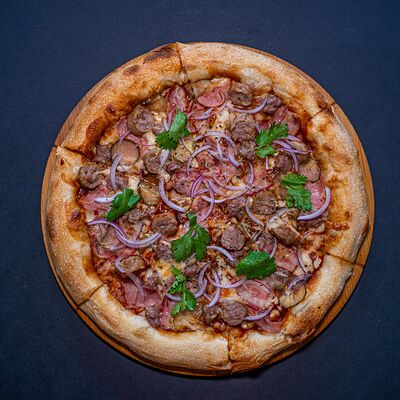 Пицца охотничья BBQ в Рога Лося по цене 660 ₽