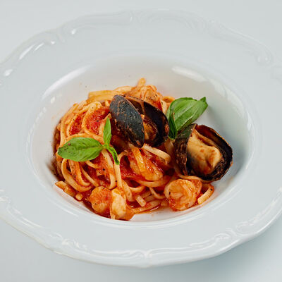 Паста Мама Чолли в Кафе Итальянцы по цене 640 ₽