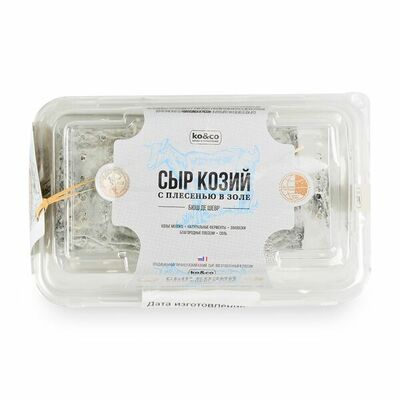 Сыр из козьего молока с плесенью в золе Бюш де Шевр 45% Ko&Co Красная горка в Азбука Вкуса Экспресс Меню по цене 328 ₽