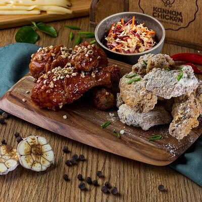 Сет №2. 2 вкуса: крылья и ножки в Kannam Chicken по цене 645