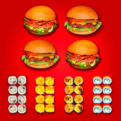 Комбо №4 в Burger&Sushi по цене 3961 ₽