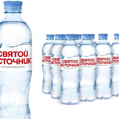 Вода Святой Источник 0.5 литра, без газа в Чайхана маркет по цене 75 ₽