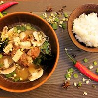 Мисо-суп с говядиной в АрисА - лавка азиатской еды