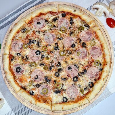 Хрюня и гриб в El Horno pizza по цене 520 ₽