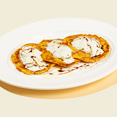 Тыквенные оладьи со страчателлой в Сицилия по цене 495 ₽