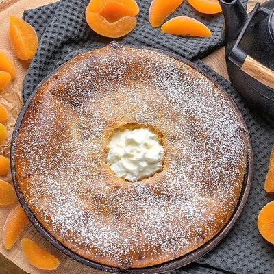 Пирог с творогом и абрикосом в ОкПирог по цене 29 р.