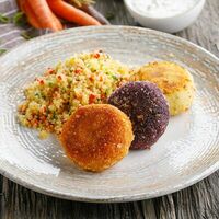Овощные котлеты с кускусом в Двор Помидор