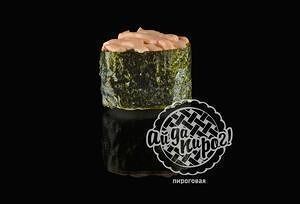 Гункан с лососем запеченный в АйДаПирог по цене 99 ₽