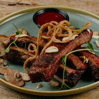 Свиные копченые ребрышки в Кубанские пивоварни