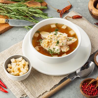 Суп куриный в Вкусный цыпленок по цене 270 ₽