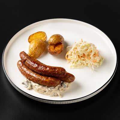 Колбаски свиные с чесноком в G bakery8 по цене 1025 ₽