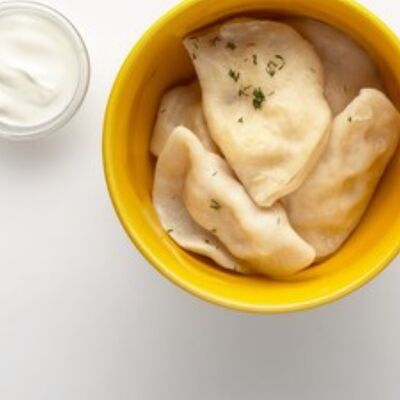 Вареники с картофелем в КинзаЗа по цене 224 ₽