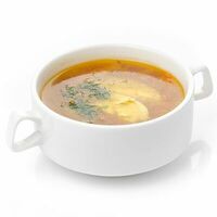 Бульон куриный с отварным яйцом в Ближе к делу