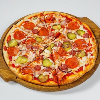 Пицца Мясная (я) в Бургари по цене 1050 ₽