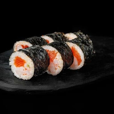 Сяке маки с креветкой в Sushi please по цене 910 ₽