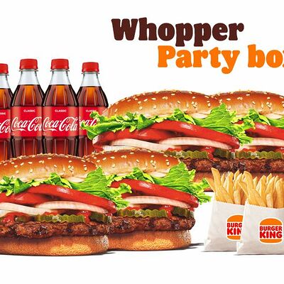 Whopper Party Box в Burger King по цене 14425 ₸
