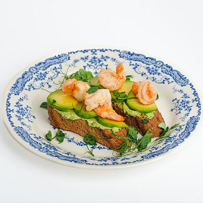 Брускетта с креветкой в Bimi Vita по цене 420 ₽