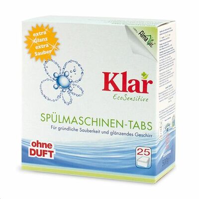 Средство для мытья посуды в Пмм гипоаллергенное в таблетках, Klar, в Азбука Вкуса Экспресс Меню по цене 1171 ₽