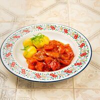 Лечо с печеным картофелем в Катюша Katyusha