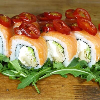 Ролл Филадельфия Чили в АКАРИ SUSHI по цене 869 ₽