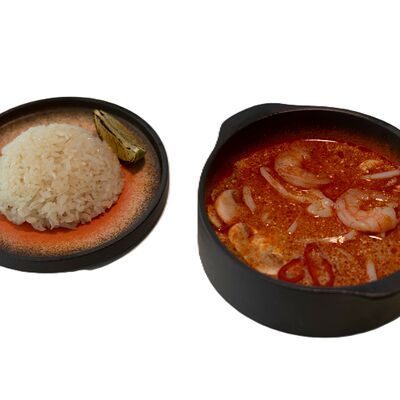 Том ям с морепродуктами макси в Сеул по цене 1147 ₽