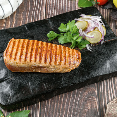 Стейк из cвинoй шейки в Солянка Крафт Бар по цене 689 ₽