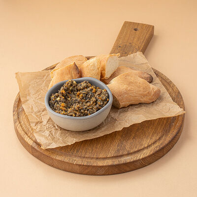 Грибная икра с хлебом Пури в Аджикинежаль по цене 335 ₽