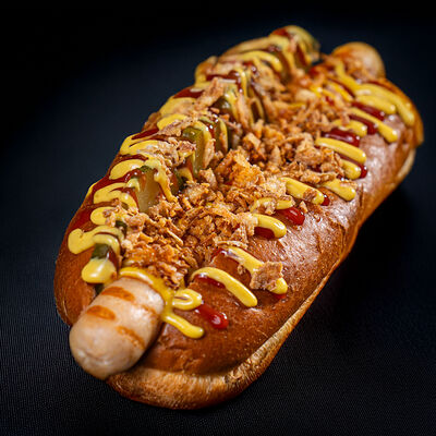 Хот-дог острый в Shot Dogs убойные хот-доги по цене 380 ₽