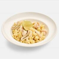 Фузили с кальмаром и креветкой в Маргаретти