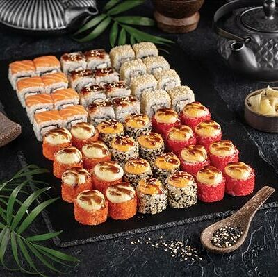 Фуд Дабл Хит Сет в Food Low Cost Sushi по цене 2108 ₽