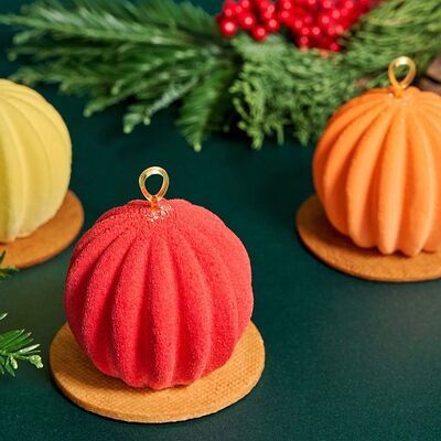 Пирожное Новогодний шарв Горбушка по цене 325 ₽