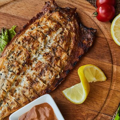 Скумбрия на мангале в Тайфун по цене 390