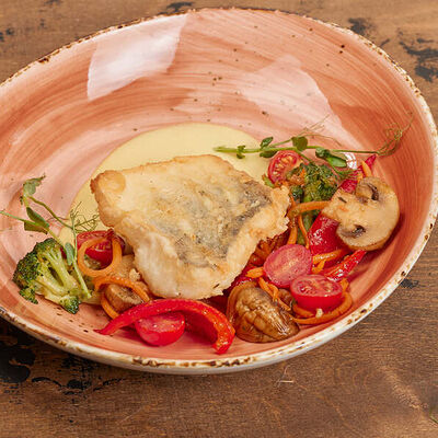 Запеченный судак в Papa Carlo по цене 680 ₽