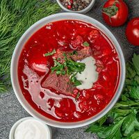 Борщ в 5 вкусов