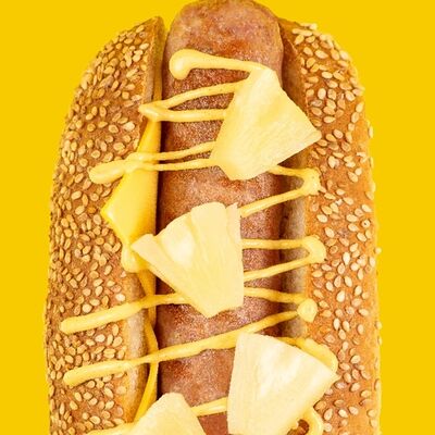 Хот-дог Гавайский в Координаты по цене 380 ₽