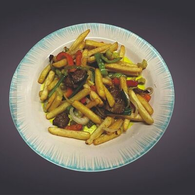 Картофель с овощами в #ПЛОВ_ВКОРОБОЧКЕ по цене 2590 ₸