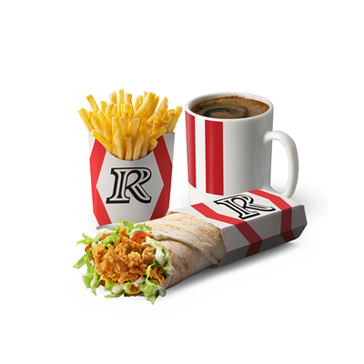 Комбо Кофе с Шефроллом в ROSTIC'S по цене 428 ₽