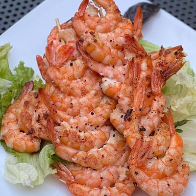 Креветки тигровые на гриле в Багс Банни от кафеМафия по цене 1155