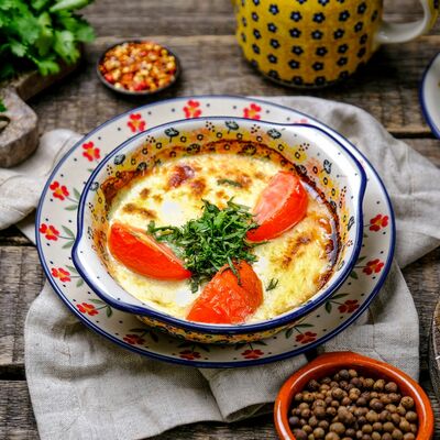 Сулугуни с томатами в Ресторан-сыроварня Брынза по цене 430