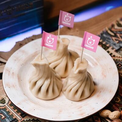 Хинкали свинина и кинза в Kish-Mish по цене 115 ₽