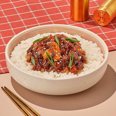 Свинина Блэк Пеппер с рисом в Dostaевский по цене 378 ₽