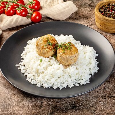 Рис с куриной котлеткойв Шаурма и Гриль по цене 480 ₽