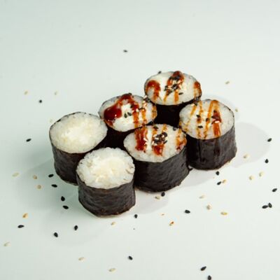 9 Малый ролл: сыр, соус унаги в ЁБИСАН по цене 259 ₽