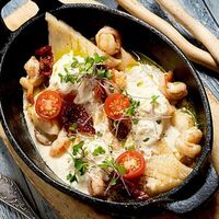 Командорский кальмар с сыром страчателла в Сыроварня AndreAle